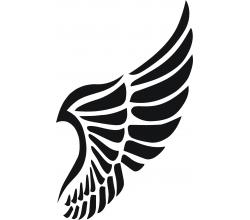 Stencil Schablone Flügel